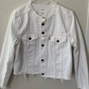 Levi's White Denim Jacket